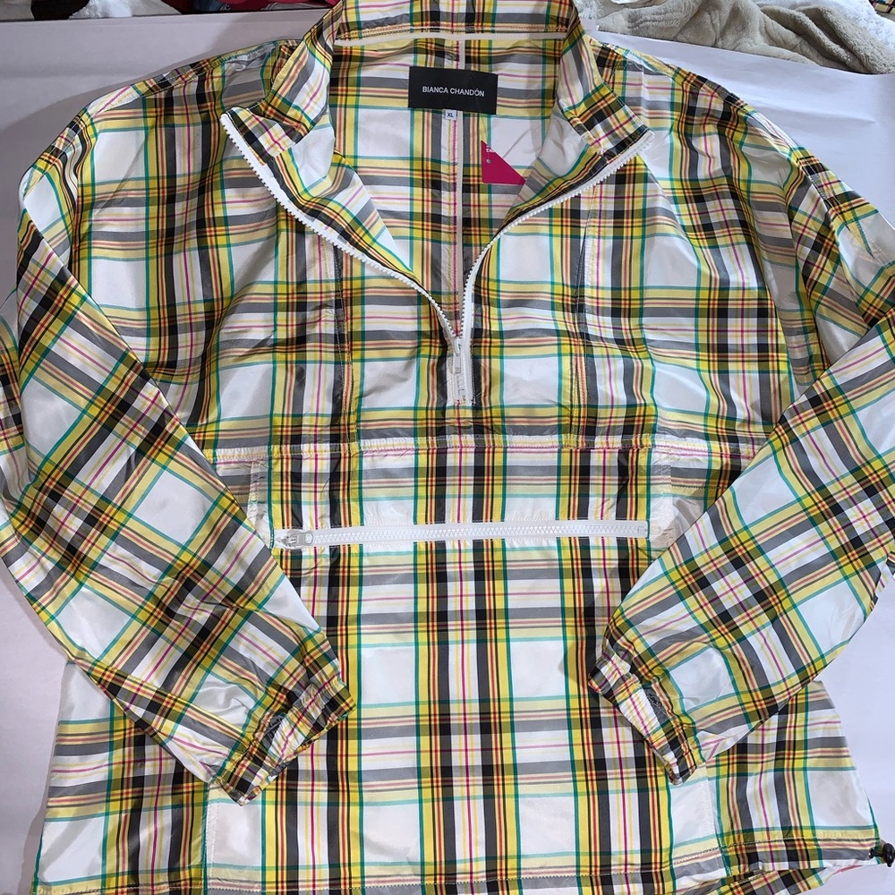 NWT auth BIANCA CHANDON size MED scuba neck ANORAK